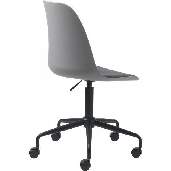 Cara gr kontorstol med sittepute + Tekstilrens for mbler