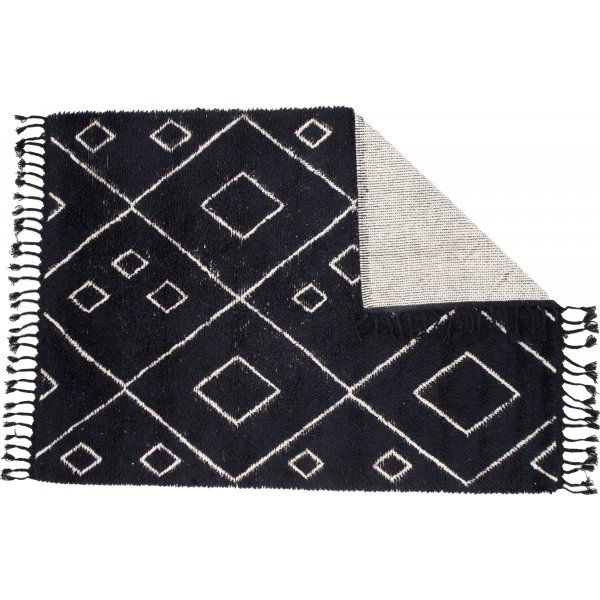 David ullteppe - Svart/hvit David ullteppe - Svart/hvit