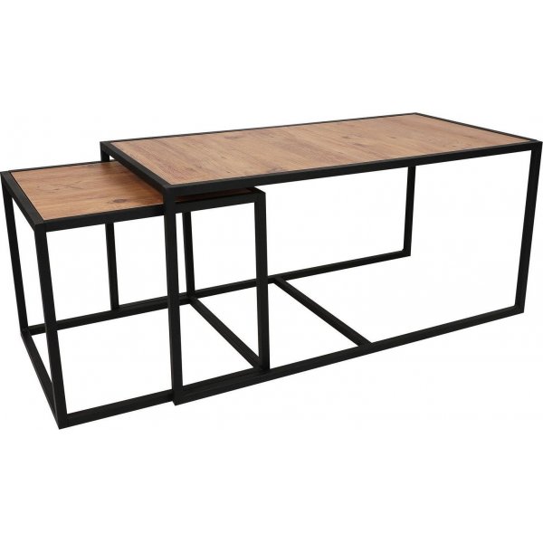 Atlantis salongbord - Valnøtt/svart Atlantis salongbord - Valnøtt/svart