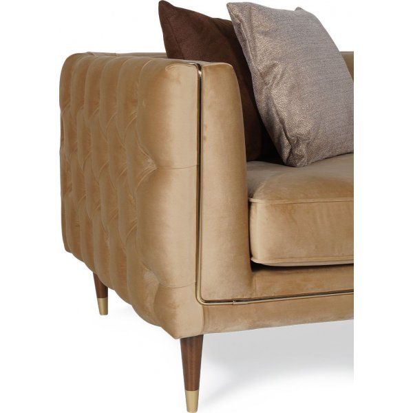 Olympus 3-seters sofa - Krem Olympus 3-seters sofa - Krem