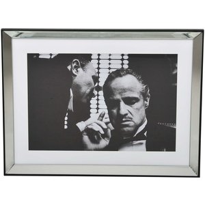 Maleri med speilramme - Godfather - 89x67 cm