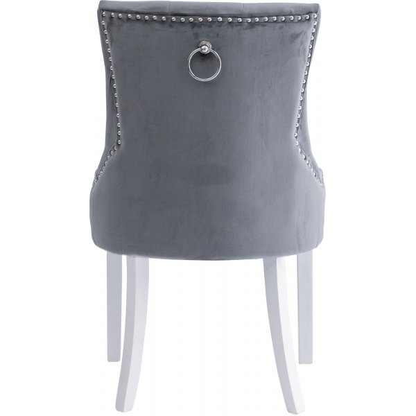 Tuva Decotique stol håndtak - Grå fløyel + Flekkfjerner for møbler Tuva Decotique stol håndtak - Grå fløyel + Flekkfjerner for møbler