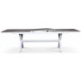 Bologna spisebord 200-240 cm - Hvit / Gr (Aintwood)