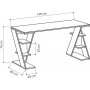 Papillon skrivebord - Hvit