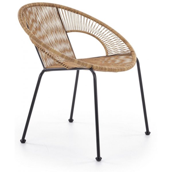 Andor utendørs lenestol - Rotting/svart Andor utendørs lenestol - Rotting/svart