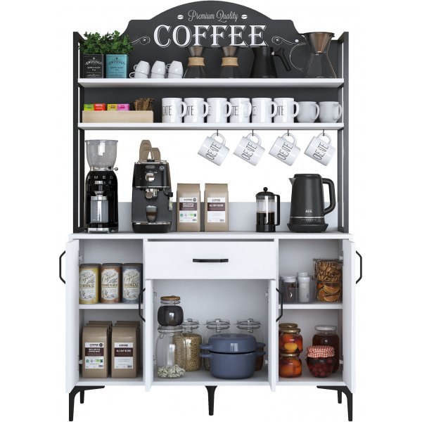 Jericho skap 130 - Hvit Jericho skap 130 - Hvit