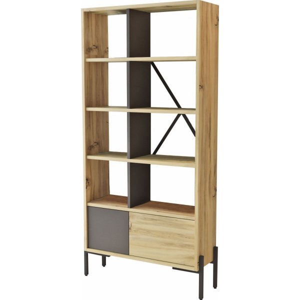 Bruno bokhylle - Felt/antrasitt