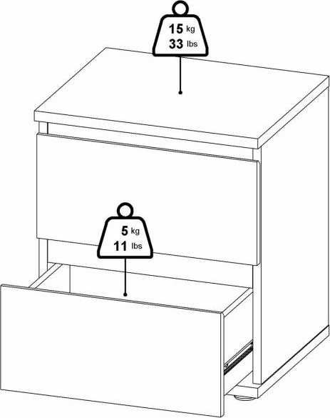 Nova nattbord - Trøffel Nova nattbord - Trøffel