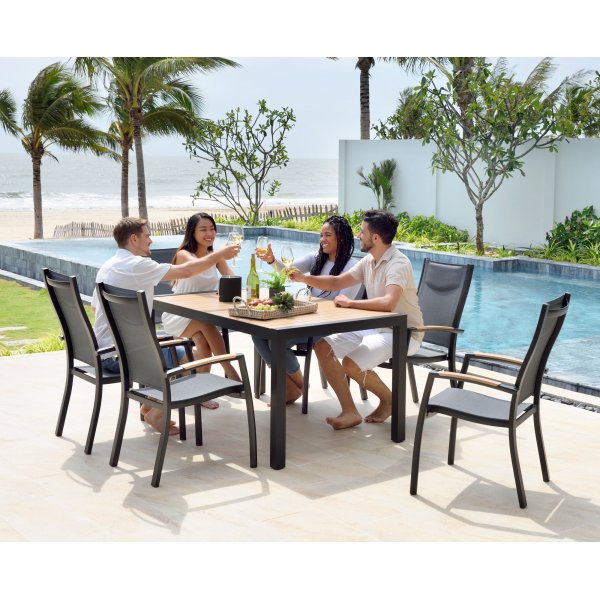 Panama spisegruppe 3 - Sort/teak