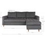 Firenze Divansofa - Mrkegr/bk