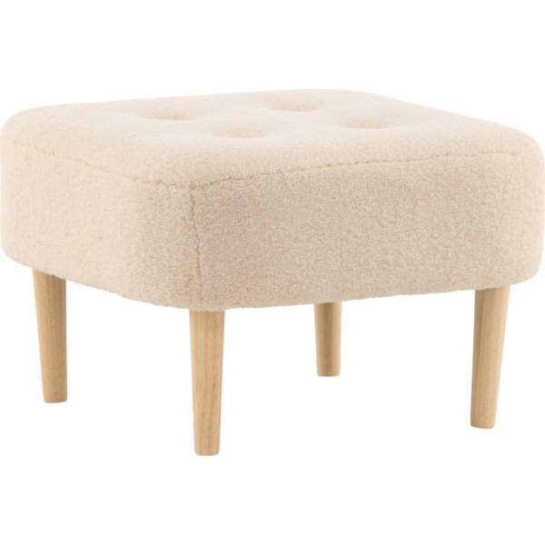 Salina puff - Hvit fleece