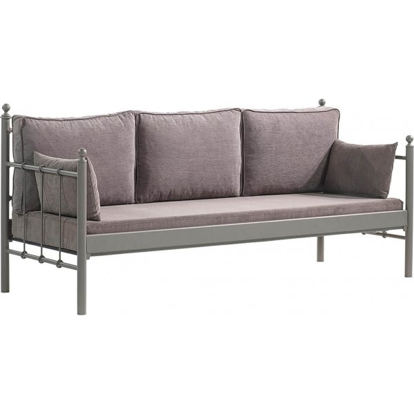Lalas 3-seters utesofa - Brun