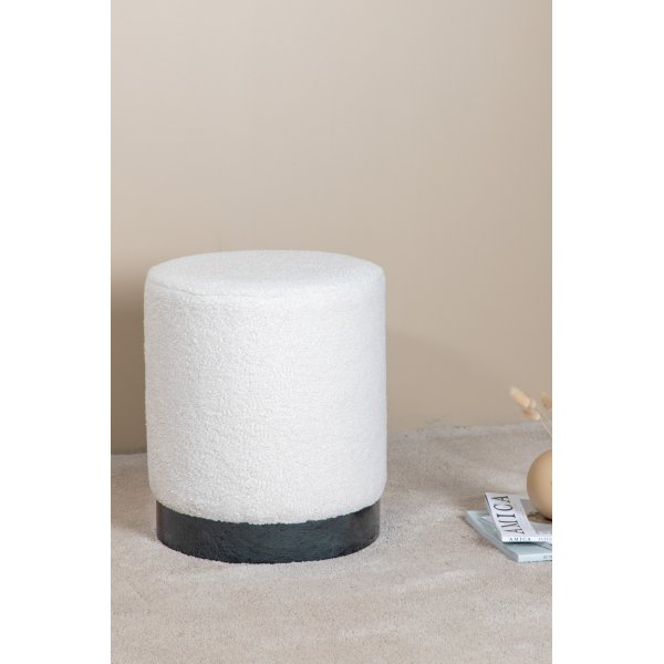 Remi sittepuff - Hvit teddy Remi sittepuff - Hvit teddy