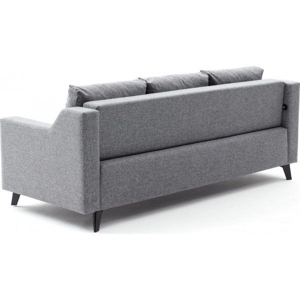 Doga 3-seters sovesofa - Grå Doga 3-seters sovesofa - Grå