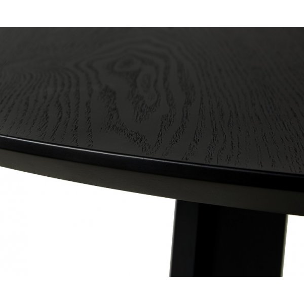 Heby rundt spisebord 120 cm - Svartbeiset ask Heby rundt spisebord 120 cm - Svartbeiset ask