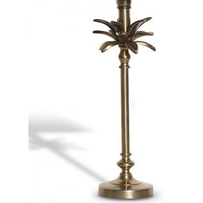 Palmblad Bordlampe 39cm - Messing