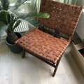 Kundebilde Lenestol Porto 78 - Konjak / Teak