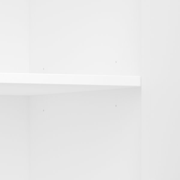 Slimline nattbord harlekin - Hvit/svart