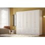 Inci garderobe 210 x 50 x 182 cm - Hvit