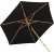 Corypho parasoll - Sort/Naturlig