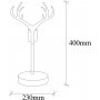 Antler bordlampe - Valntt/hvit