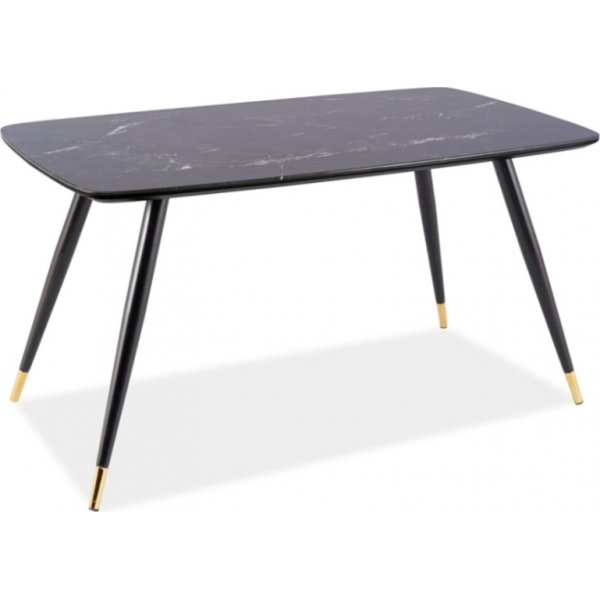 Cyryl spisebord, 140 cm - Svart