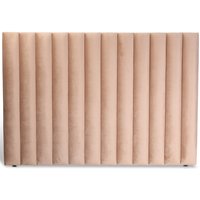 Pernilla Hodegavl Beige (fløyel) - Valgfri bredde Pernilla Hodegavl Beige (fløyel) - Valgfri bredde