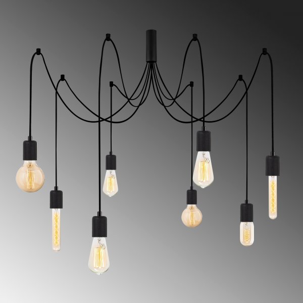 Kaluv taklampe 929 - Sort Kaluv taklampe 929 - Sort