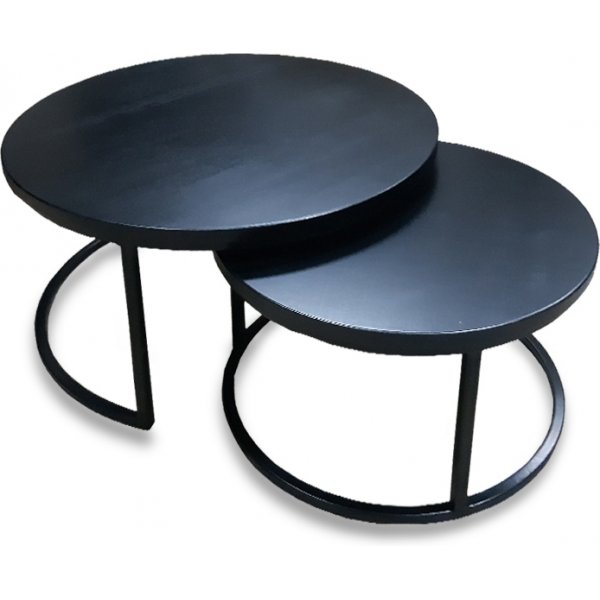Edmonton benkbord 75/58 cm - Sort