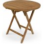 Grunnebo sammenleggbart rundt spisebord 70 cm - Teak