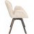 Bjerke spisestol - Beige/brun