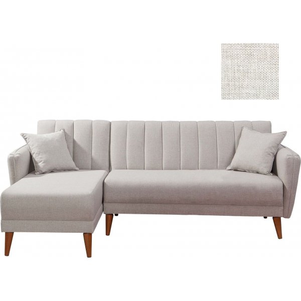 Aqua divansovesofa, venstre - Beige Aqua divansovesofa, venstre - Beige
