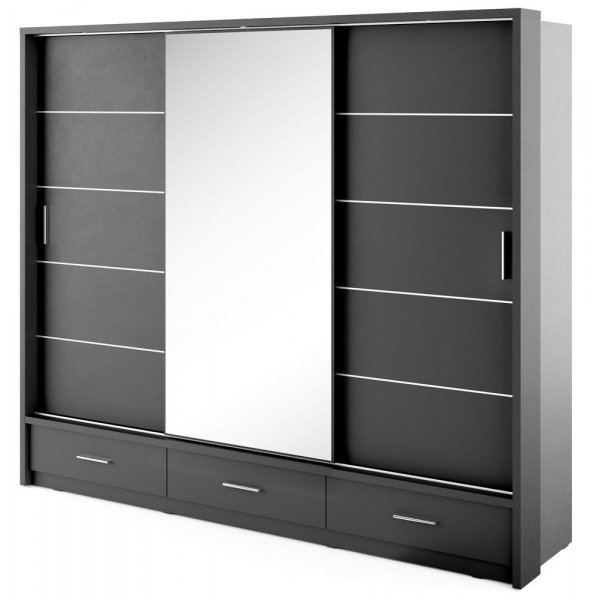 Mervyn garderobe - Svart