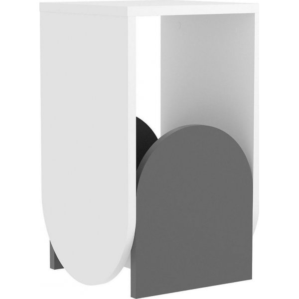 Nun sidebord - Hvit/antrasitt Nun sidebord - Hvit/antrasitt