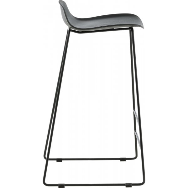 Svall barstol - Svart plast Svall barstol - Svart plast