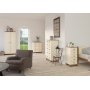 Richmond garderobe med 2 drer - Brun/kremhvit