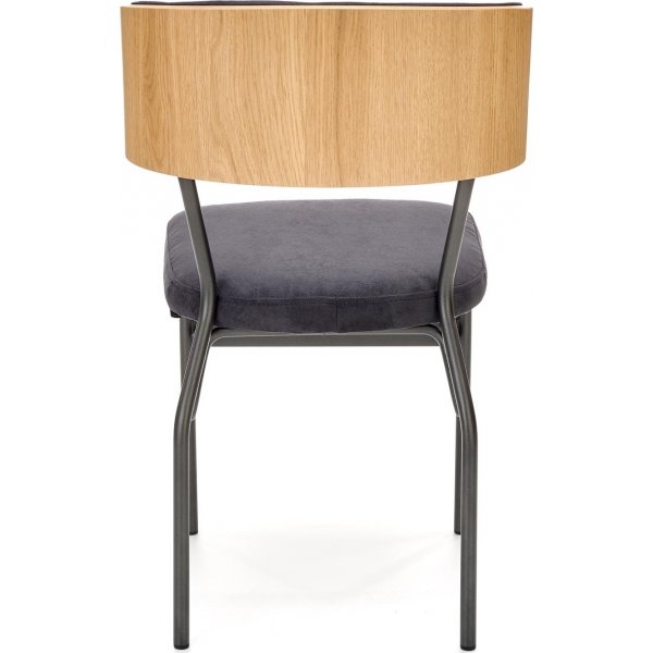 Giga spisestuestol - Eik/sort