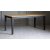 Dalars spisebord 180 cm - sort / oljet eik + Mbelpleiesett for tekstiler