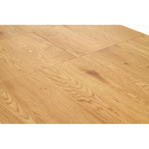 Errol spisebord uttrekkbart - Gull eik/svart Errol spisebord uttrekkbart - Gull eik/svart