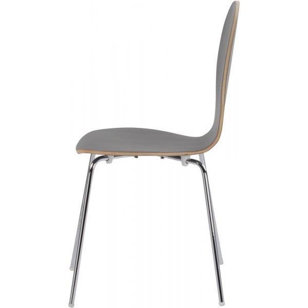 Bailey stol - Grafittgrå/krom Bailey stol - Grafittgrå/krom