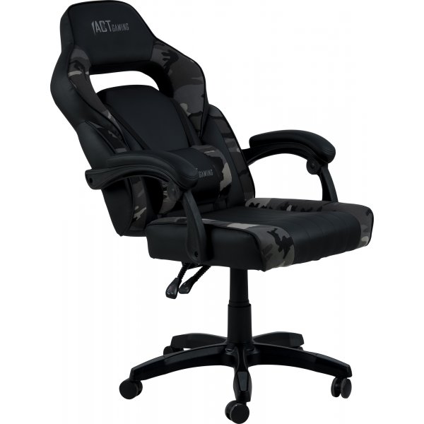 Canyon kontorstol / gamingstol - Sort PU/grå Canyon kontorstol / gamingstol - Sort PU/grå