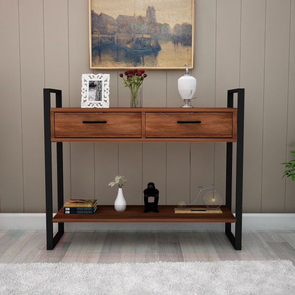 Just home sidebord - Furu/svart Just home sidebord - Furu/svart