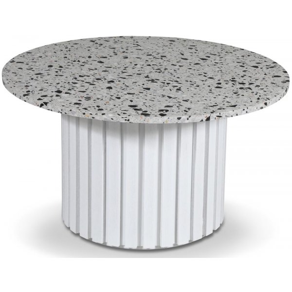 Sumo Salongbord 85 - Hvitbeiset eik / Terrazzo Cosmos