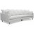 Gotland 4-seter buet sofa 301 cm - Off-white lin