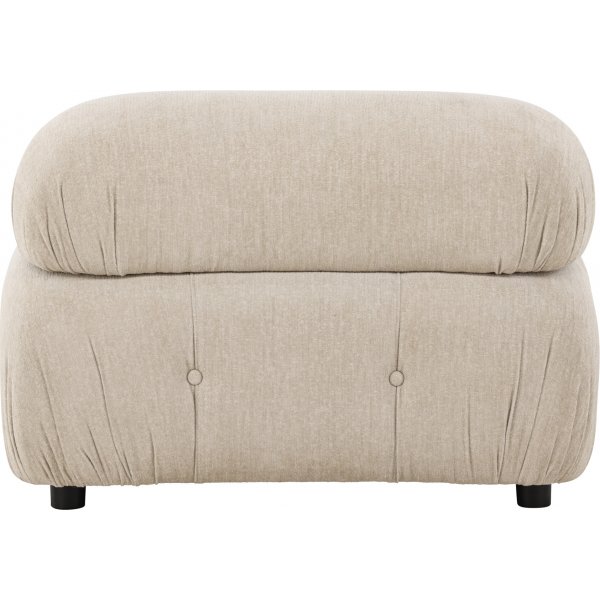 Mika sofamodul - Beige/Krom Mika sofamodul - Beige/Krom