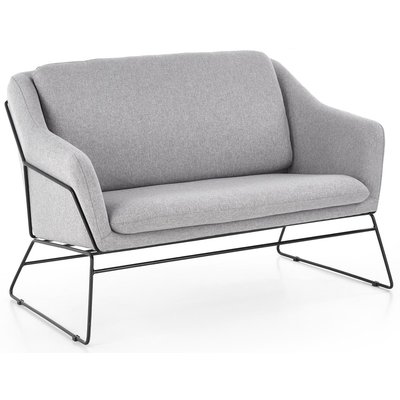 Regina XL sofa - Lys gr/svart