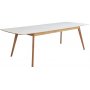 Millie spisebord 180-230 cm - eik / hvit