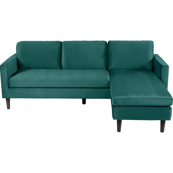 Firenze divansofa - Mørkegrønn/Svart Firenze divansofa - Mørkegrønn/Svart