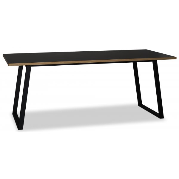 Edge 3.0 Spisebord 190x90 - Svart høytrykkslaminat (HPL) Edge 3.0 Spisebord 190x90 - Svart høytrykkslaminat (HPL)