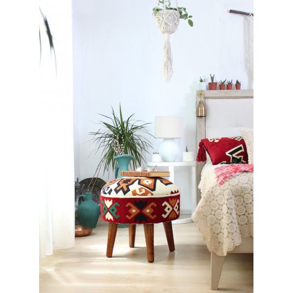 Melik puff 1 - Flerfarget Melik puff 1 - Flerfarget